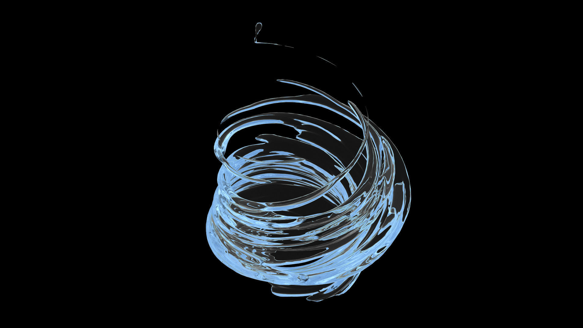 100 3d Splash Low-poly 3D model_42