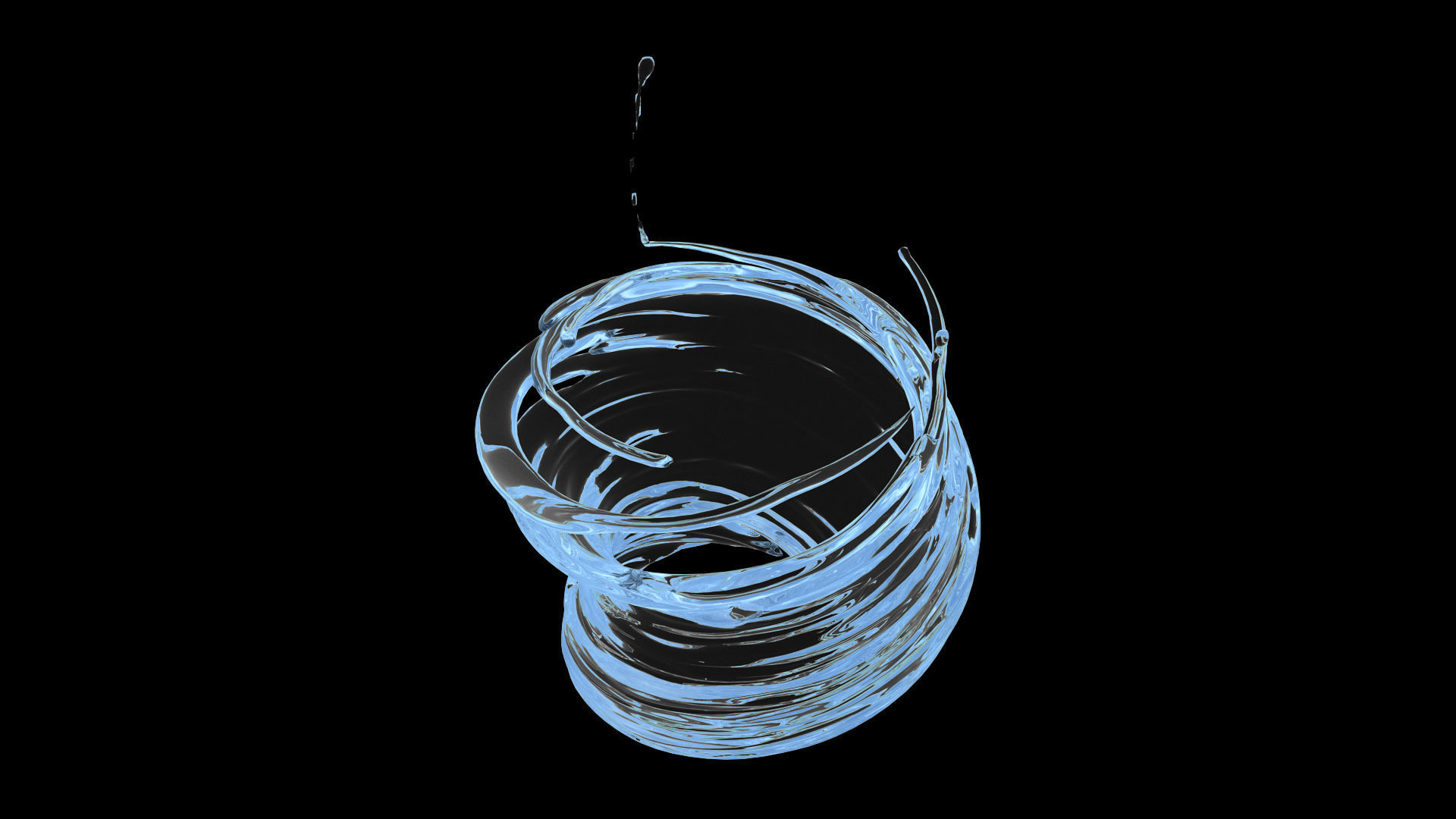 100 3d Splash Low-poly 3D model_43