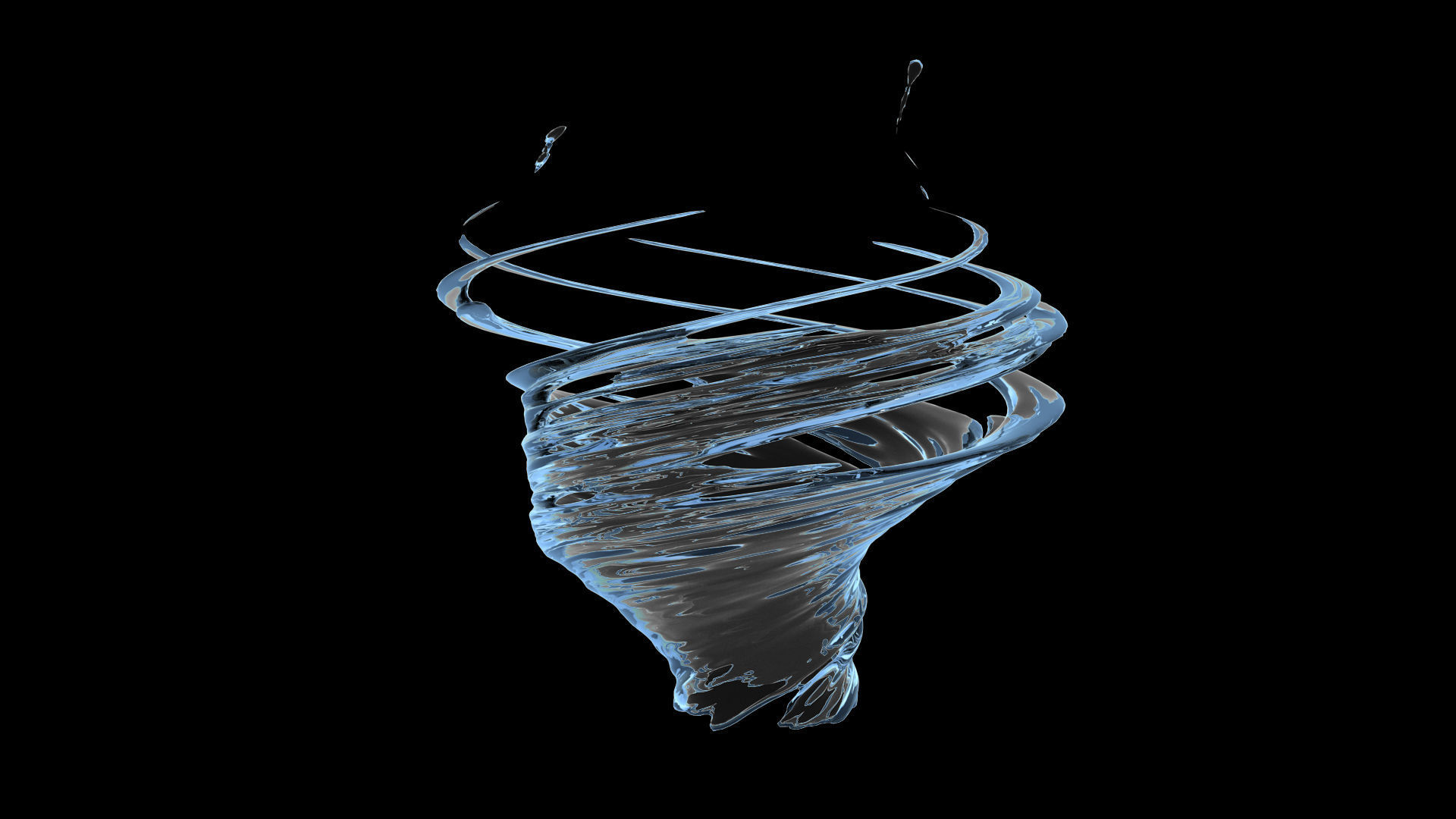 100 3d Splash Low-poly 3D model_61