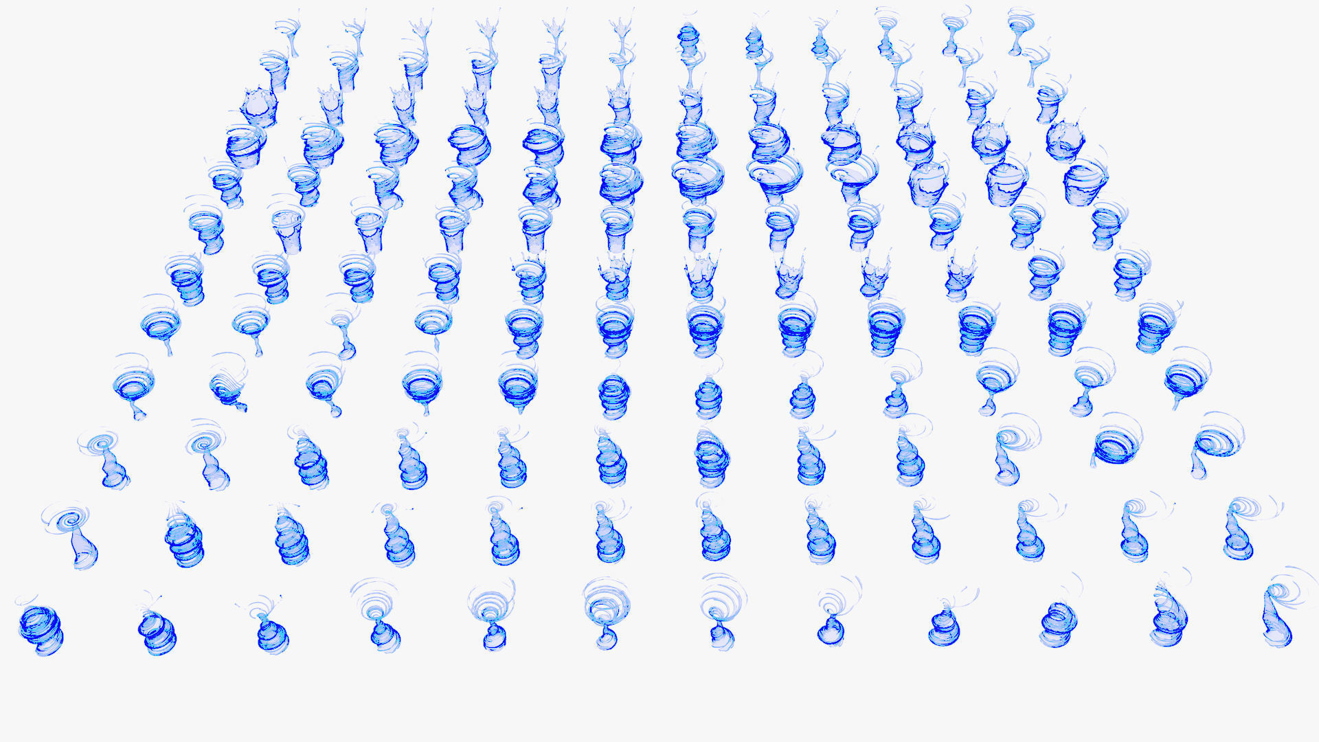 100 3d Splash Low-poly 3D model_2