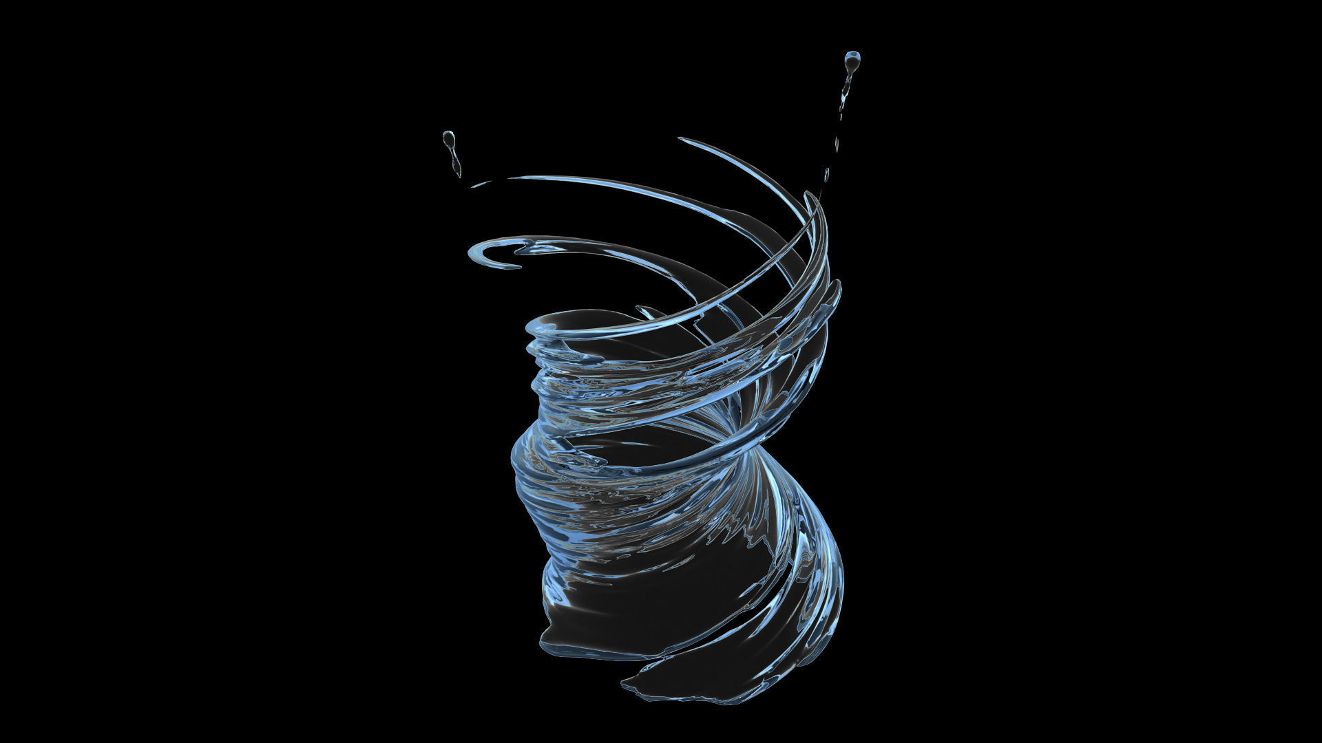 100 3d Splash Low-poly 3D model_56