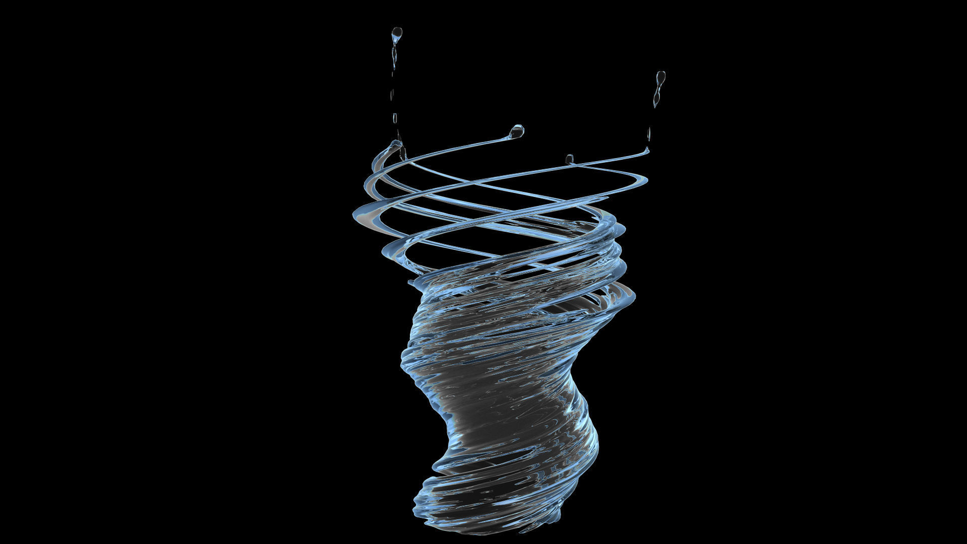 100 3d Splash Low-poly 3D model_84