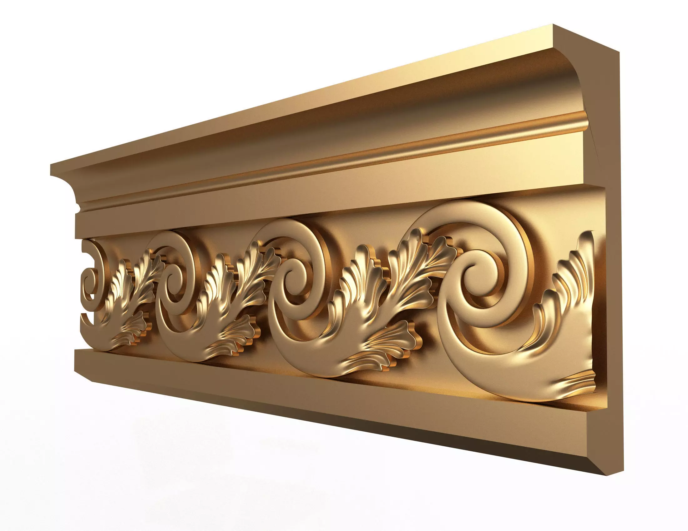 Cornice Decoration Molding 3D model_0