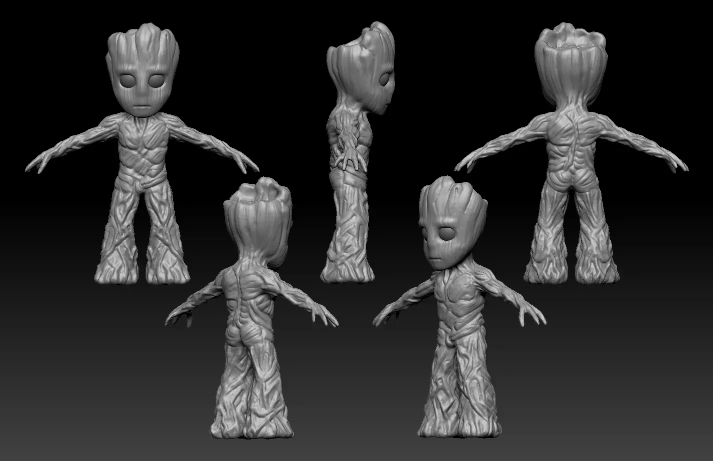 Groot Model 3d guardians of galaxy 3D model | CGTrader