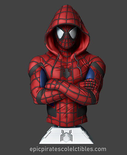 Spiderman Bust 3D print model