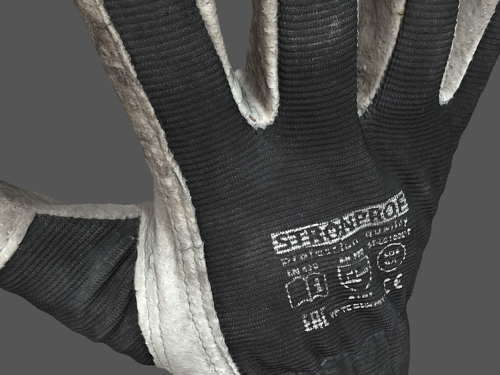Worker Gloves 3D model_3