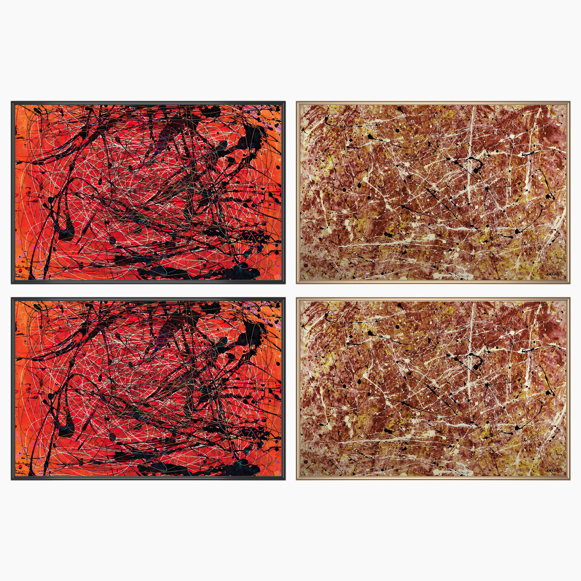 Wall Art Set 3423 3D model_1