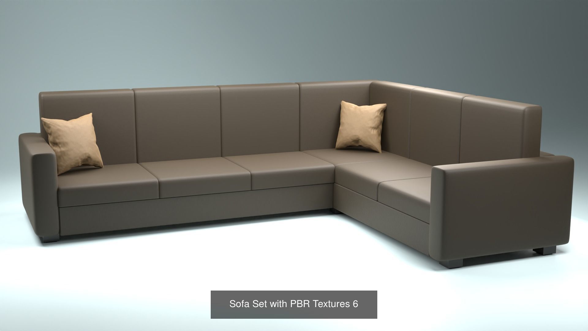 Sofa and Couch Collection with PBR materials _12