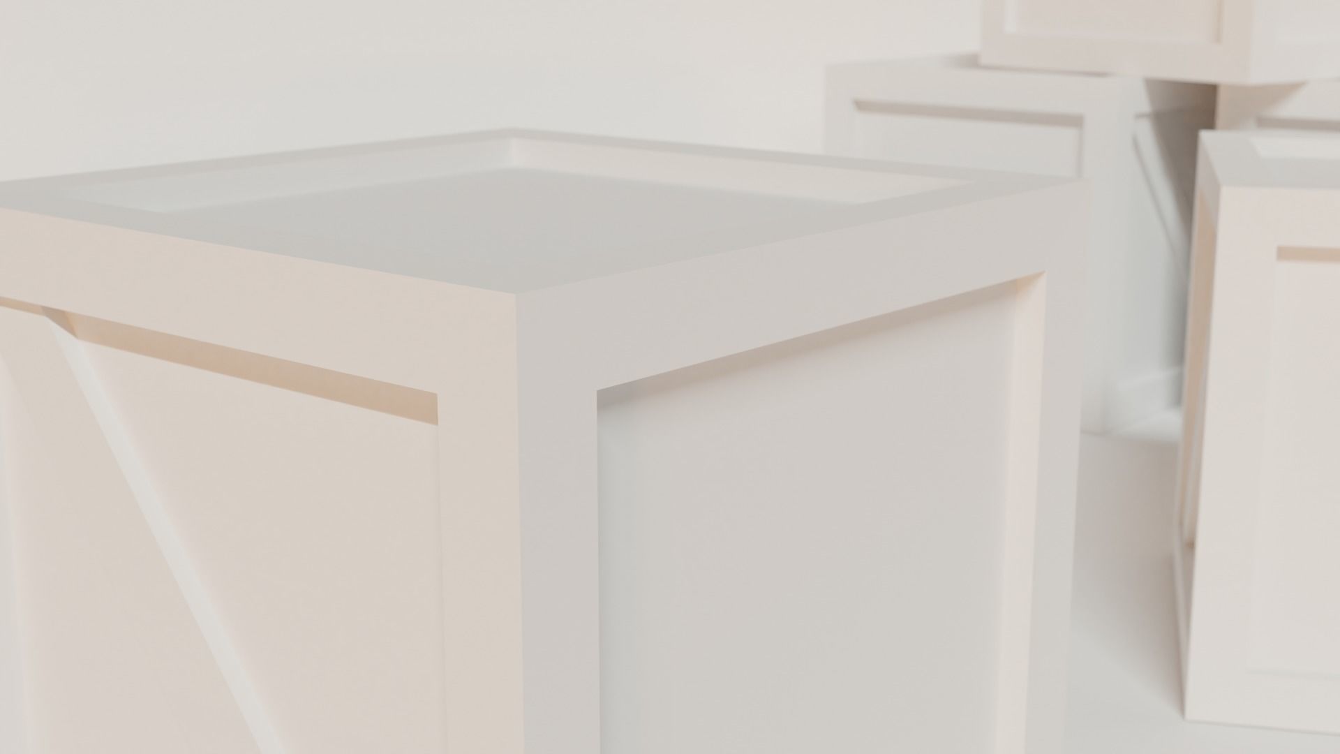 Simple Low Poly Crate Free low-poly 3D model_4