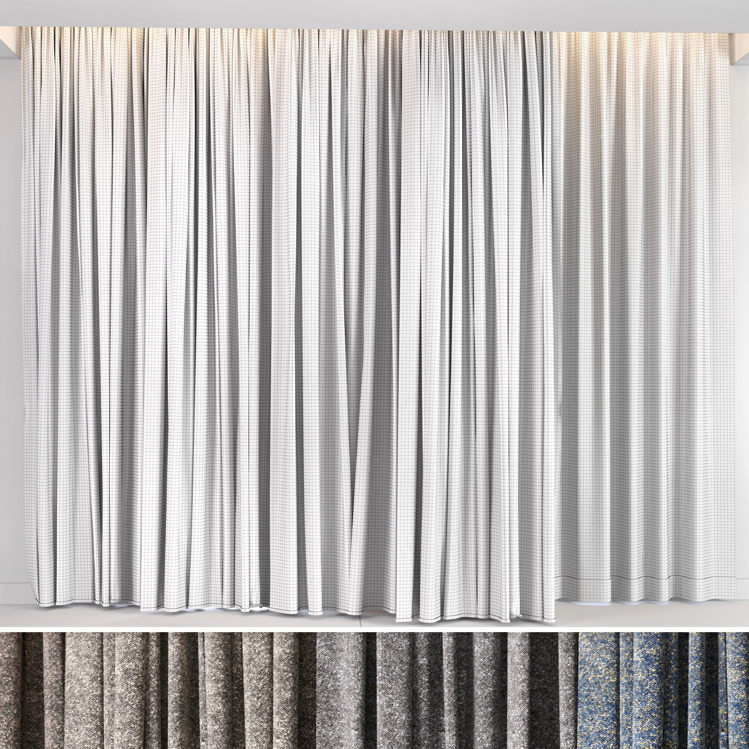 Hadi Curtains 27 3D model_3