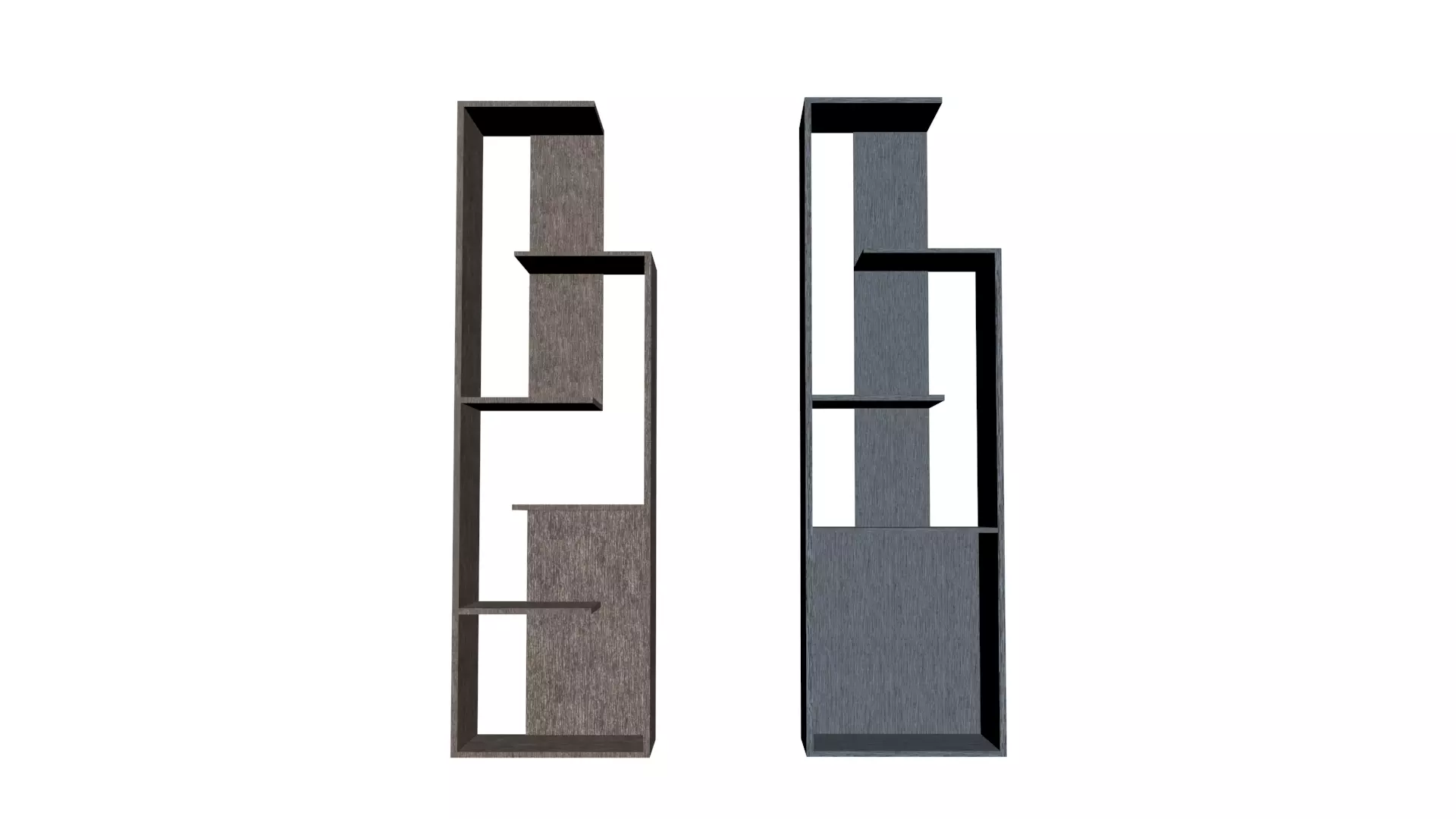 Minimalistic shelves Free 3D model