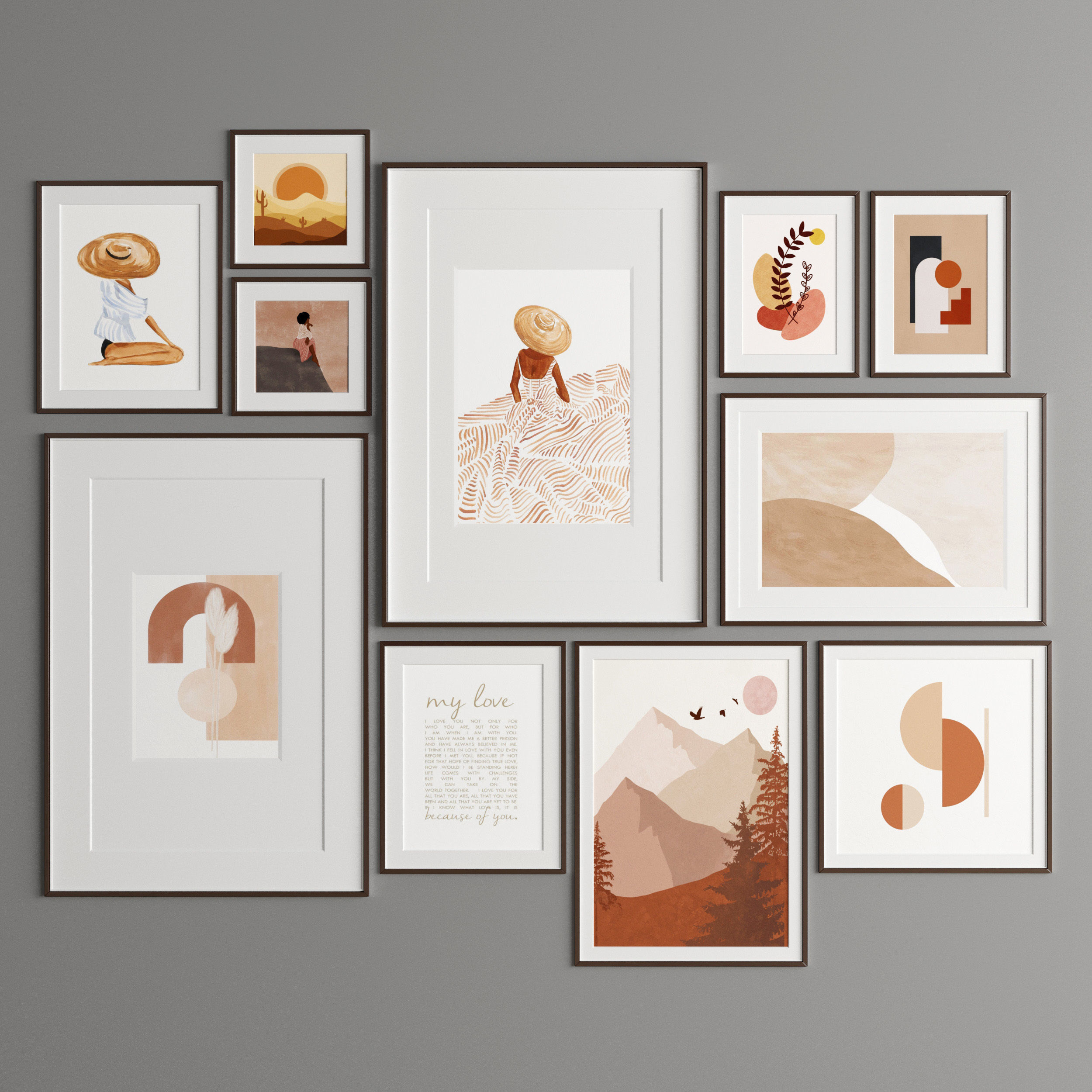 Art Frame 336 Low-poly 3D model_1