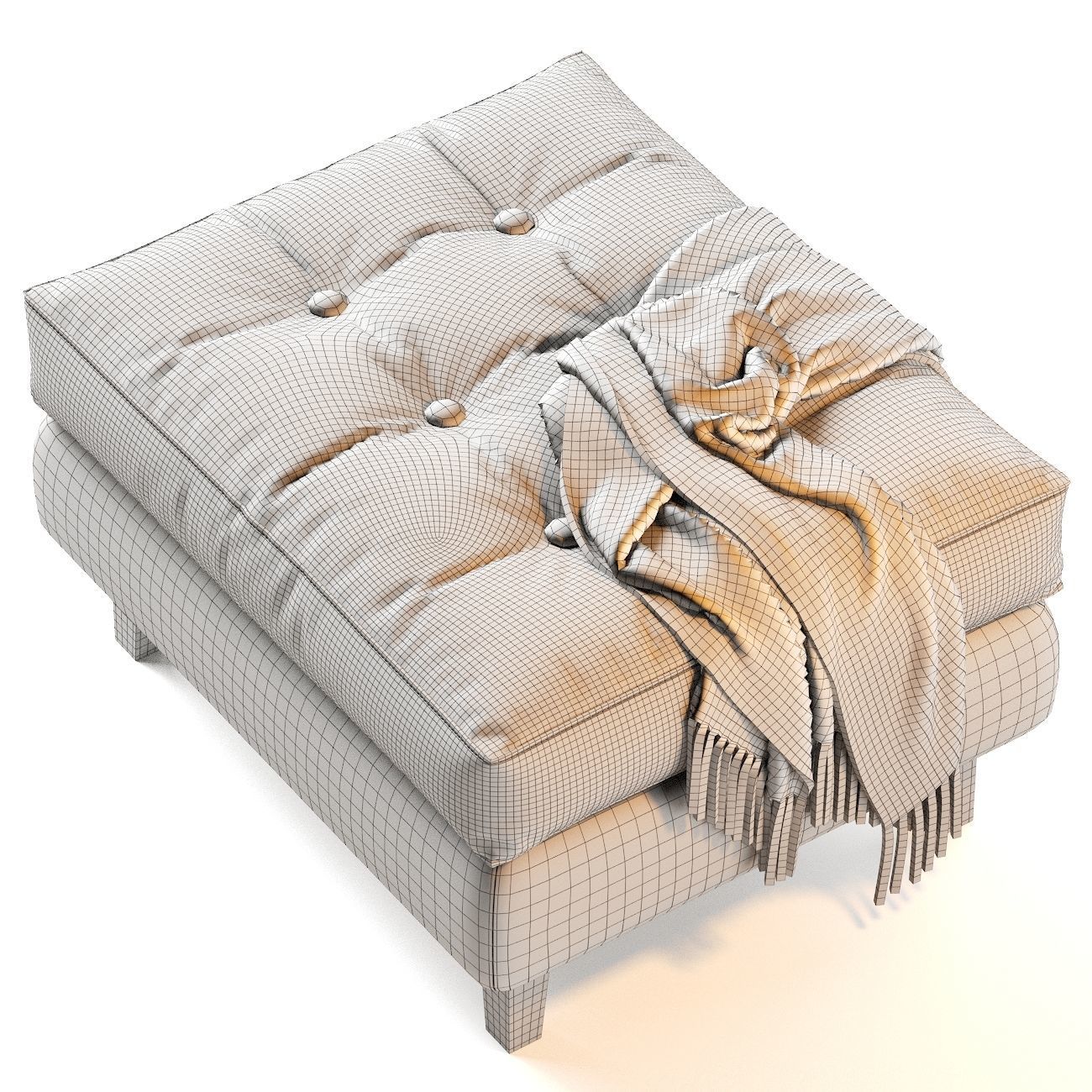 Dennes Ottoman 3D model_4