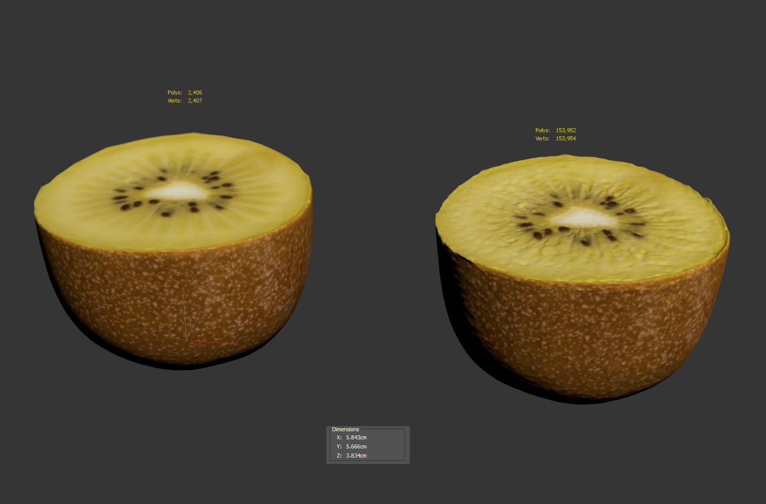 Kiwi  3D model_9