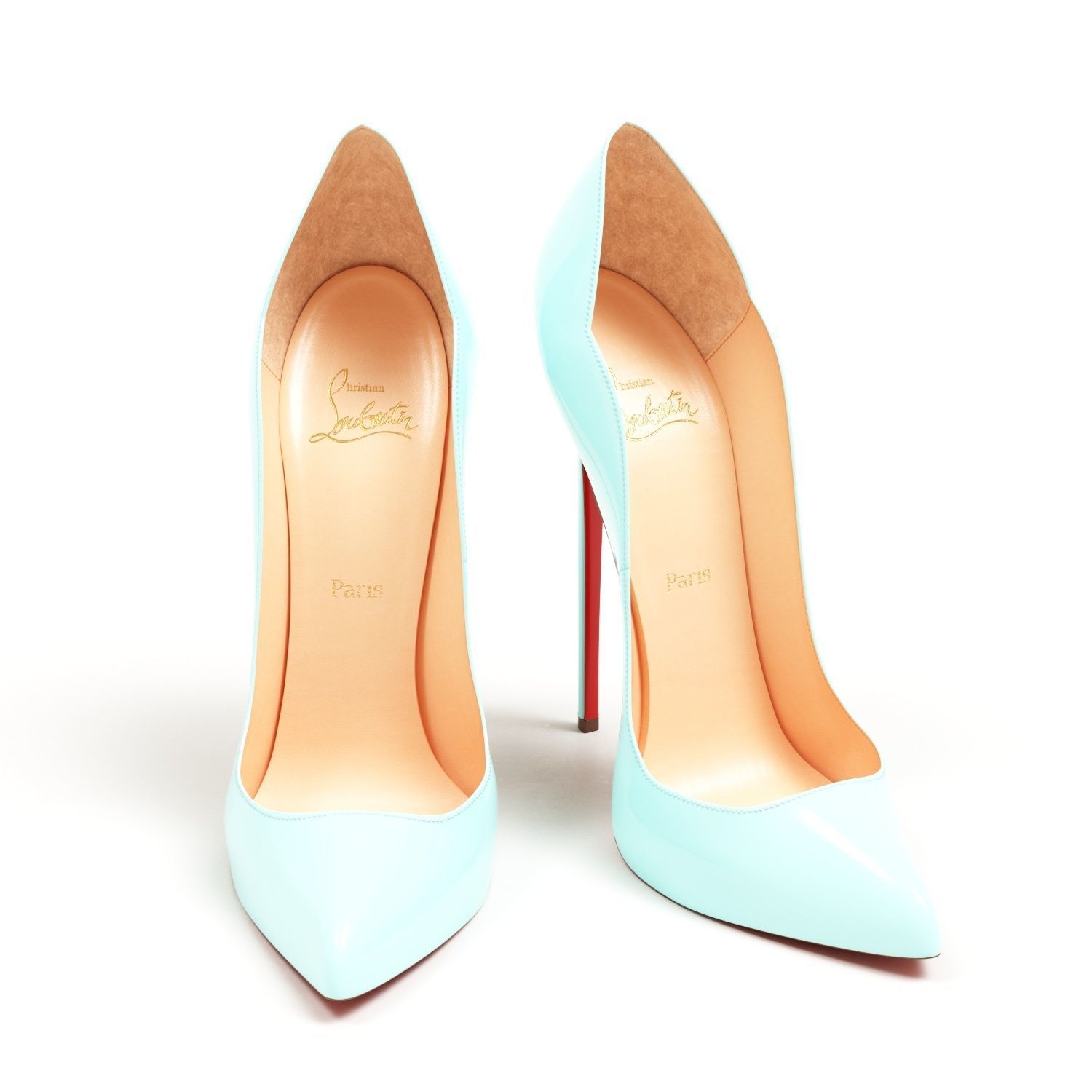 Christian Louboutin Pastel Hot Chick 130mm High Heels Low-poly 3D model_14