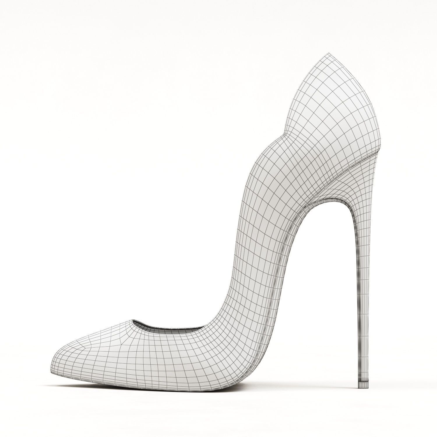 Christian Louboutin Pastel Hot Chick 130mm High Heels Low-poly 3D model_27