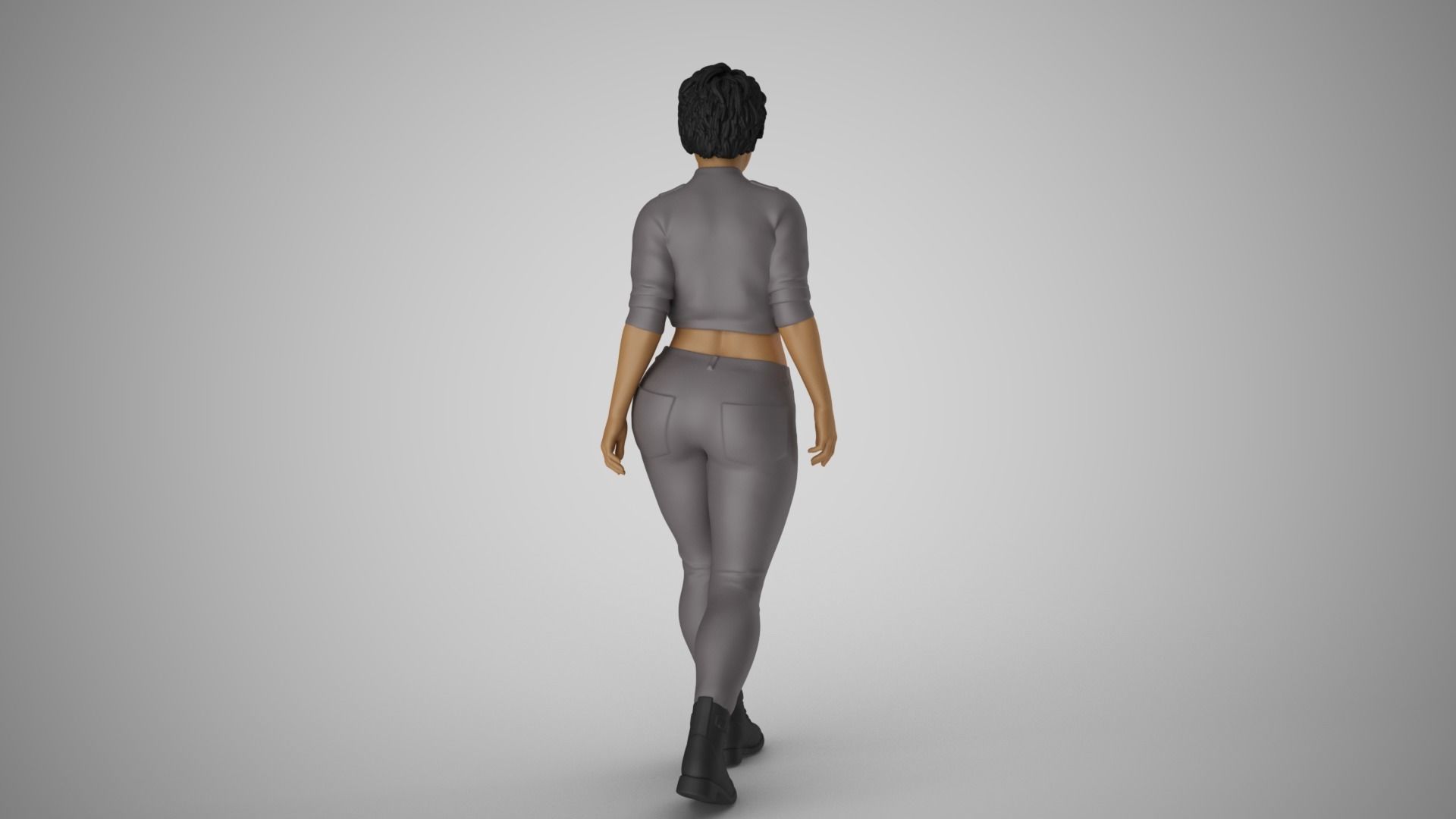 Modern Woman of New City 3D print model_6