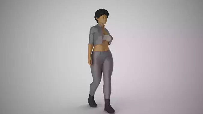 Modern Woman of New City 3D print model