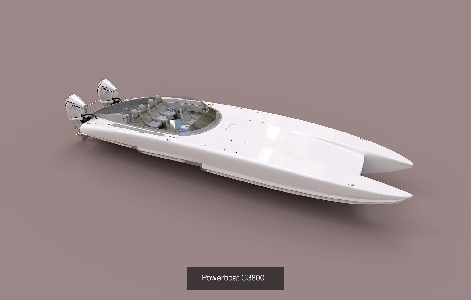 Powerboat 3D Model Collection_9