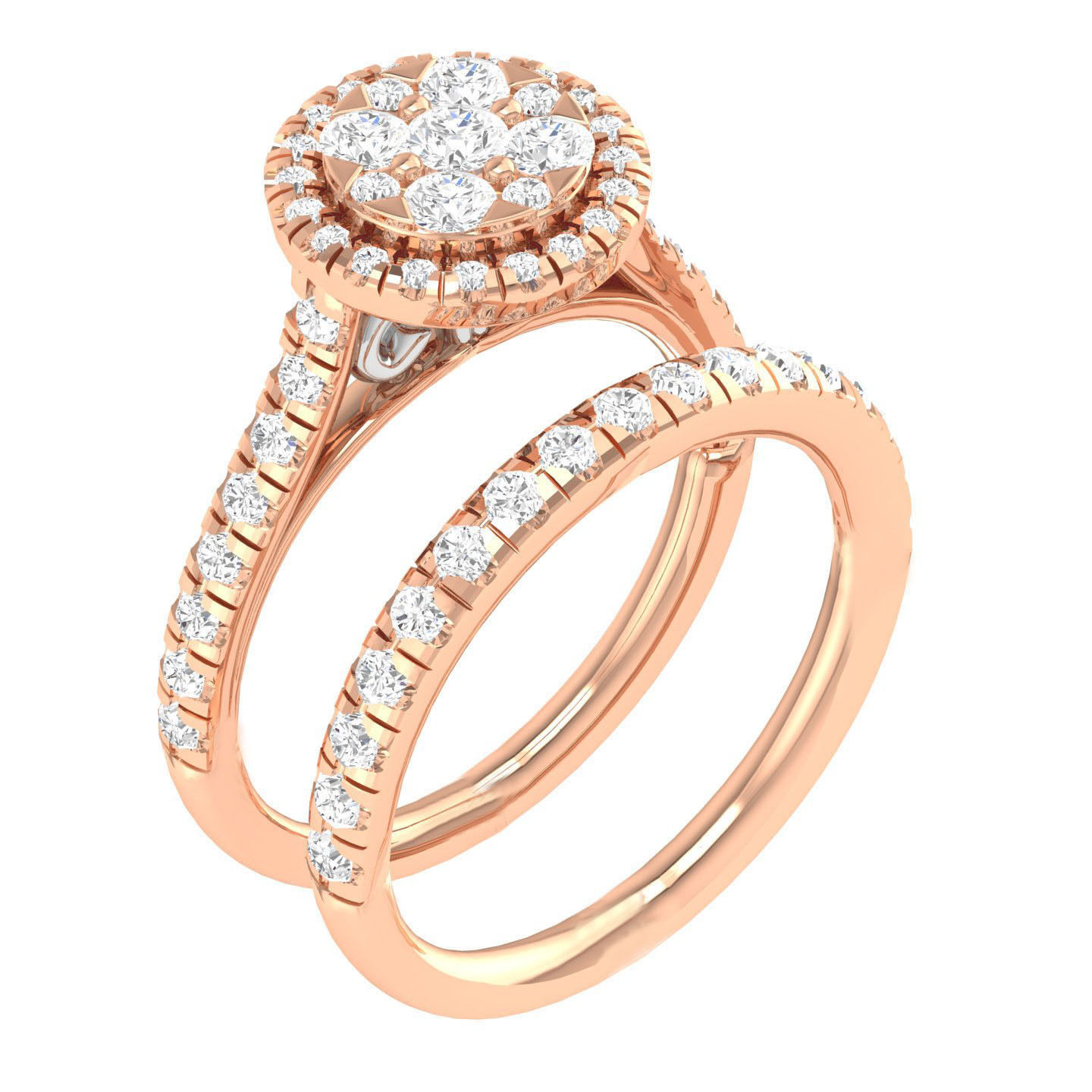 106 Halo ring with band 3dm stl render collection _41