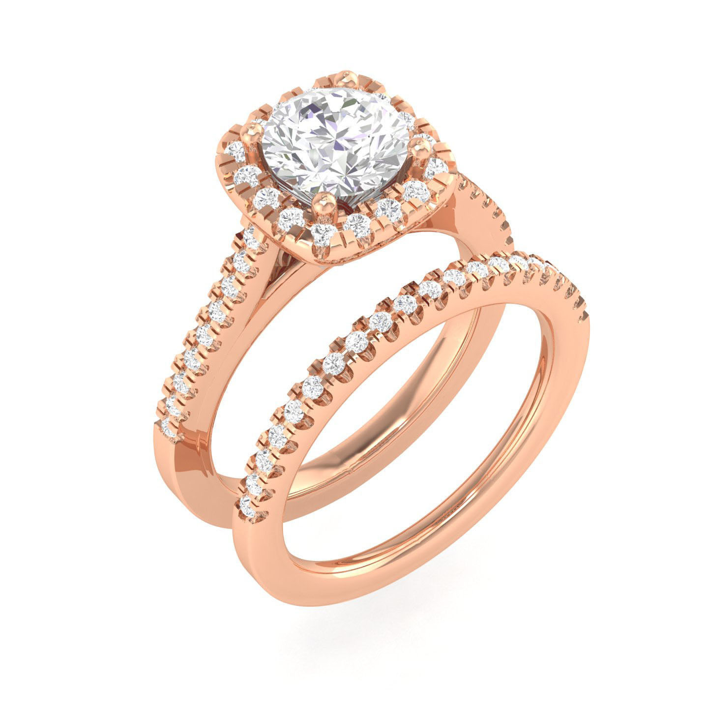 106 Halo ring with band 3dm stl render collection _113