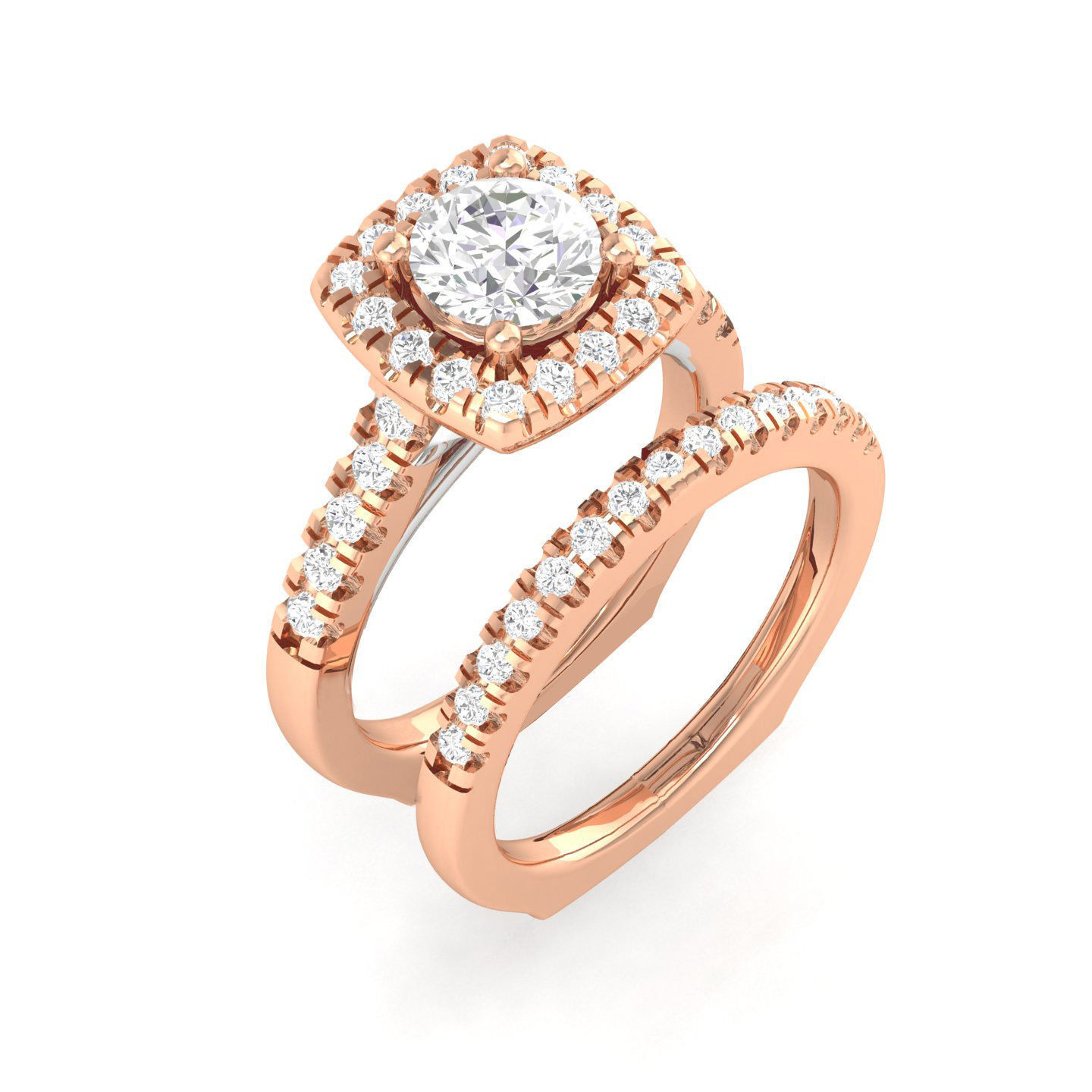 106 Halo ring with band 3dm stl render collection _83