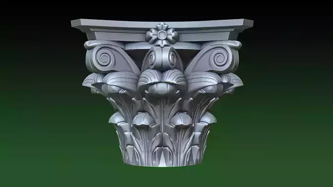 Small capitals 3D print model
