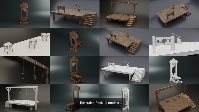 Execution Pack 3D Model Collection