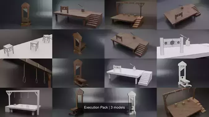 Execution Pack 3D Model Collection