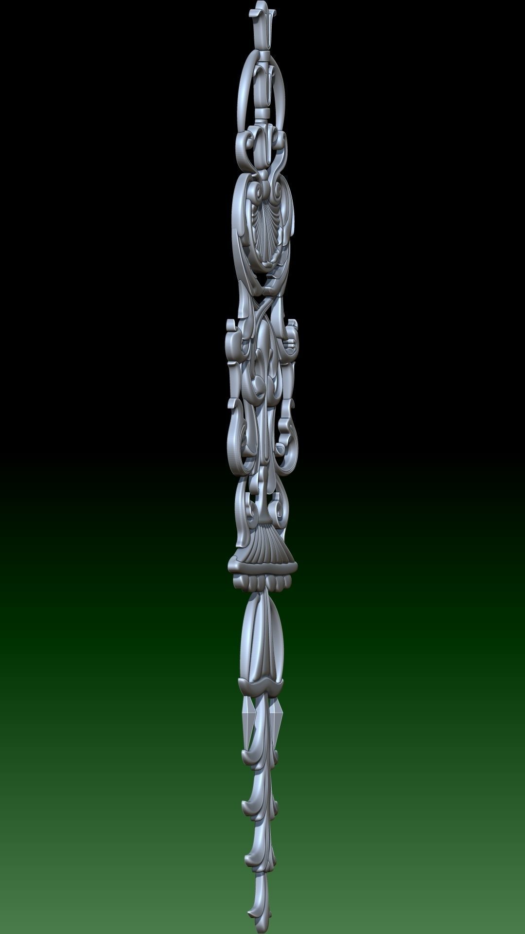 Big pattern on door 3D print model_1