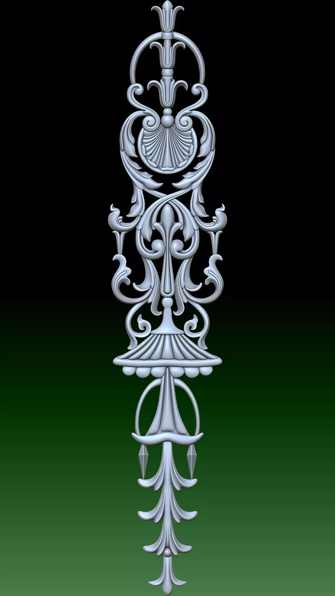 Big pattern on door 3D print model_0