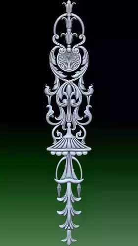 Big pattern on door 3D print model