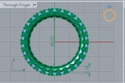 Pave Ring 232 3D print model_3