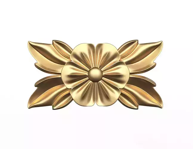 Rosette Carved Decoration CNC 013