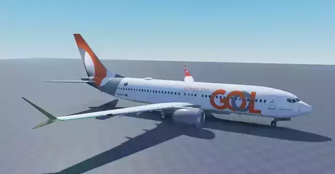 Boeing 737 Max-8 3D Model Free 3D model