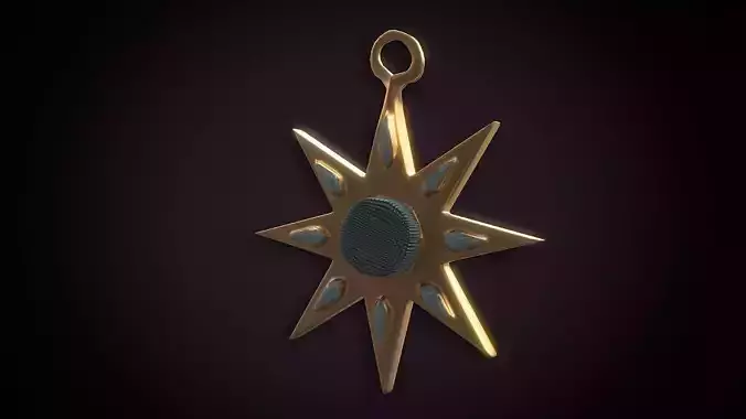 -Star- pendant Free 3D model