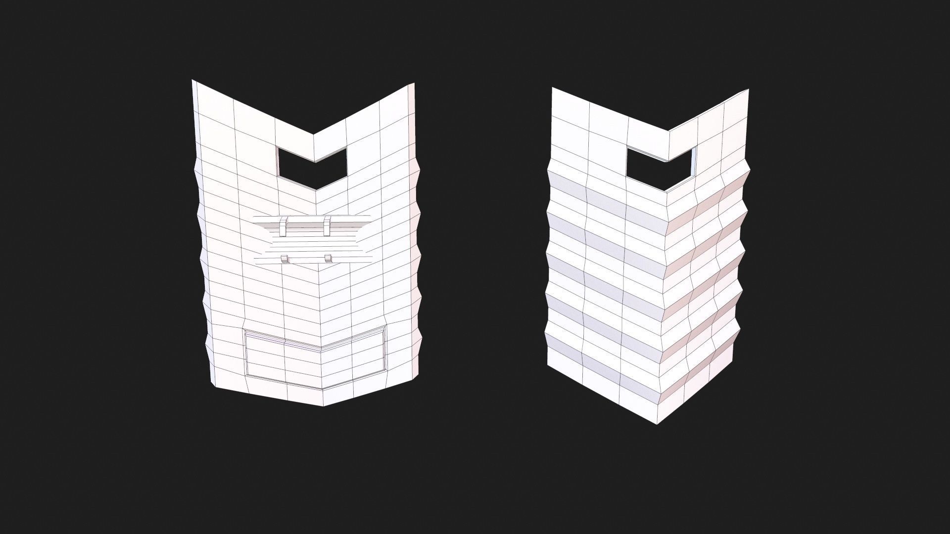 Sci-Fi Shield 3 Low-poly 3D model_6