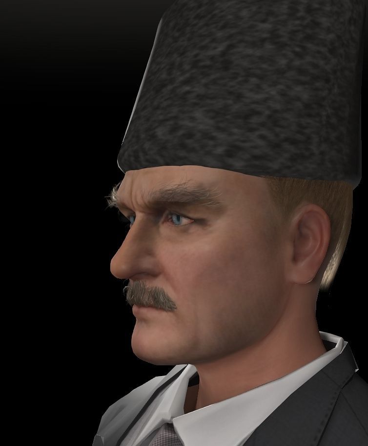 MUSTAFA KEMAL ATATURK  3D model_7