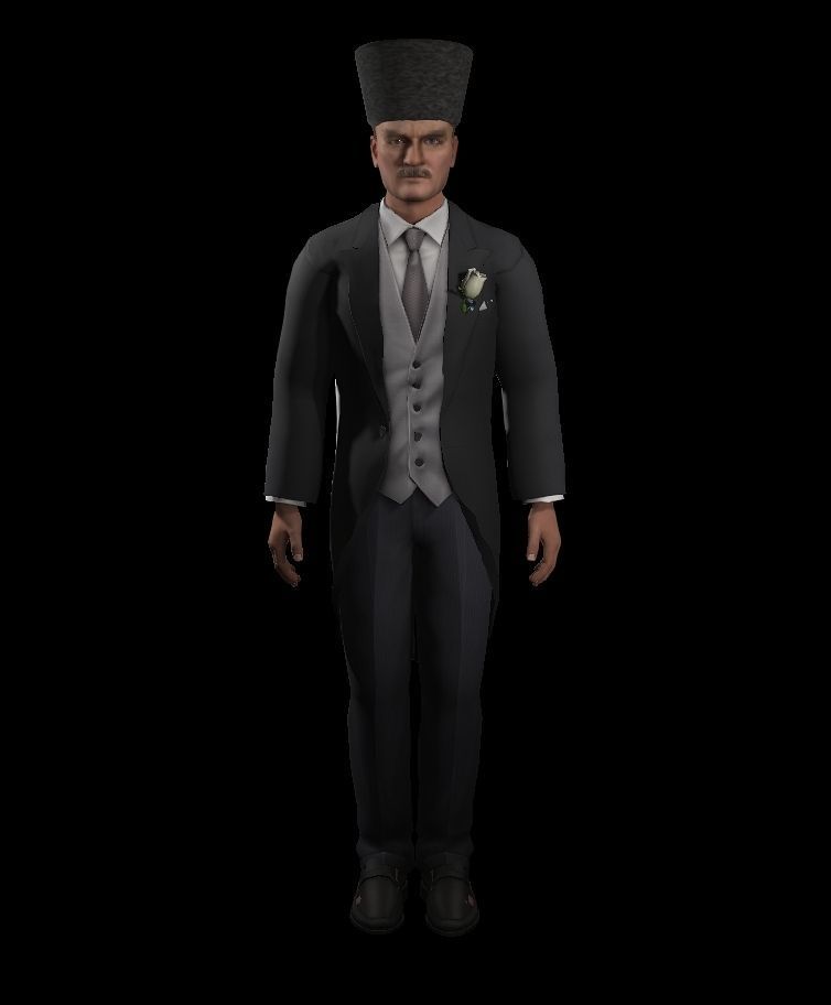 MUSTAFA KEMAL ATATURK  3D model_5