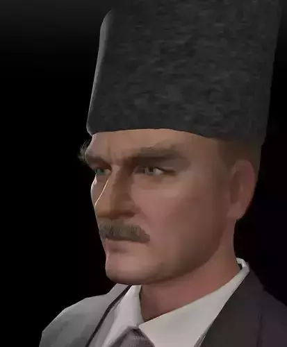 MUSTAFA KEMAL ATATURK  3D model