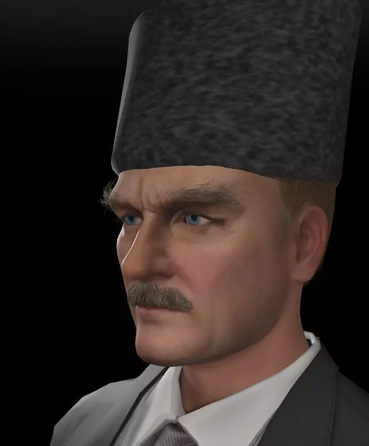 MUSTAFA KEMAL ATATURK  3D model_0