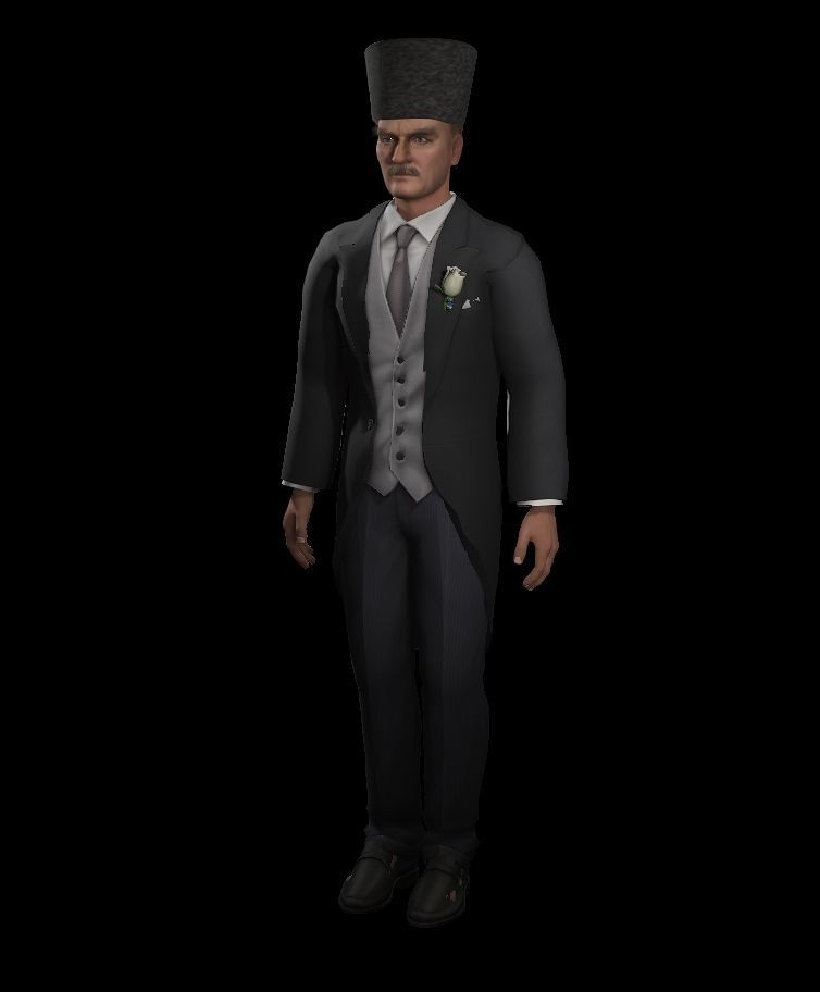 MUSTAFA KEMAL ATATURK  3D model_6