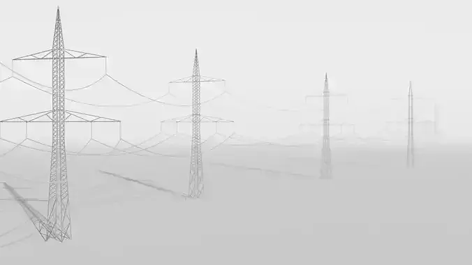 High Voltage Power Lines