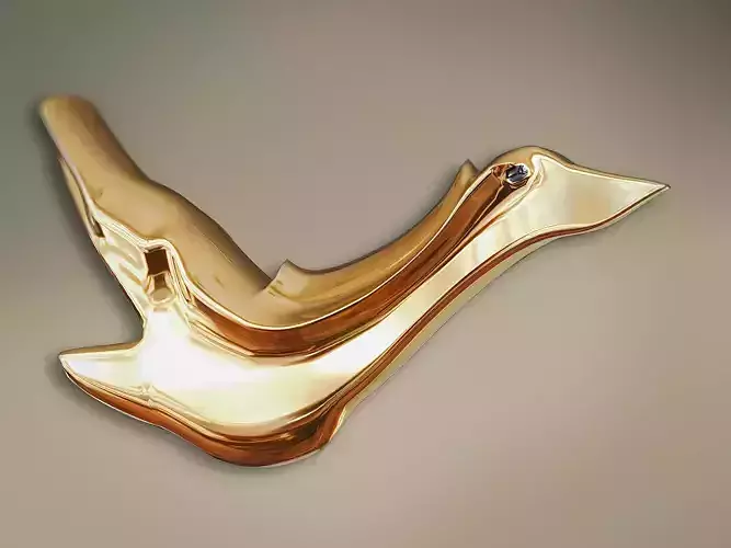 -Bird- pendant jewelry - coulomb 3D model