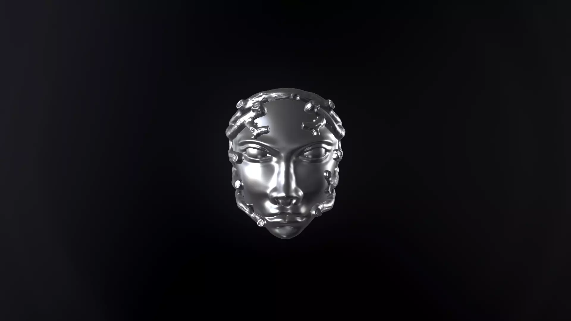 Wood nymph Ring 3D print model