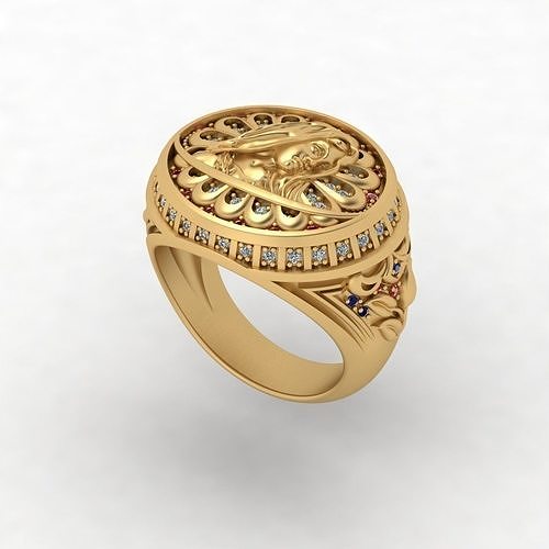 Signet Ring - Maria 3D print model