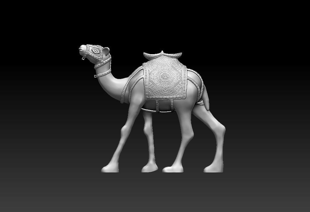 Camel  Ready For 3D Print 3D print model_8