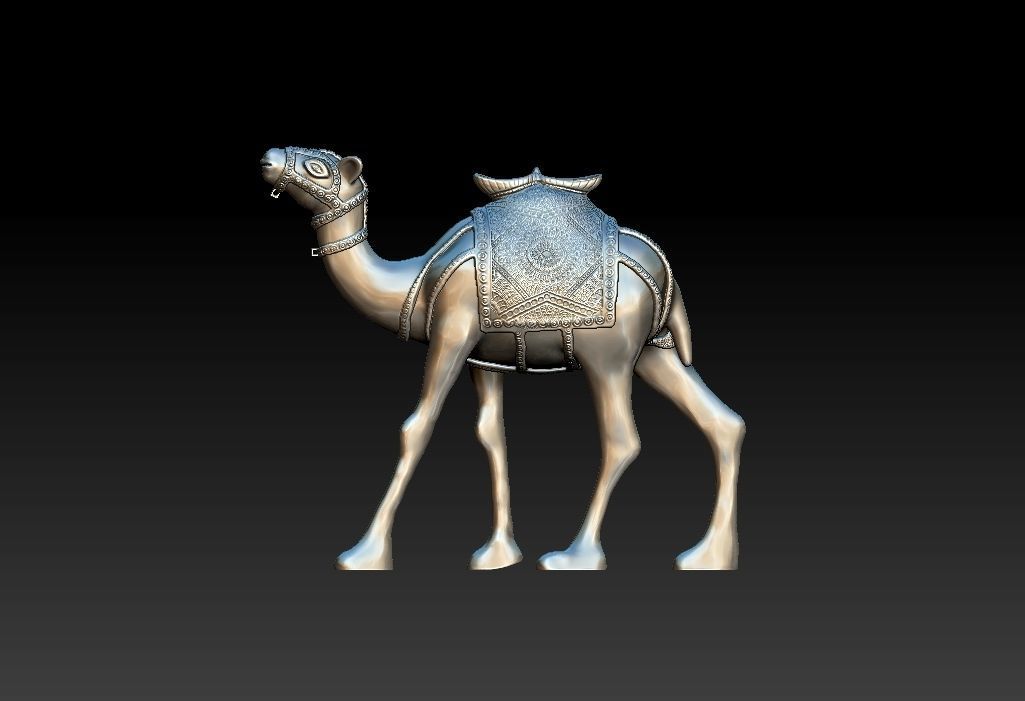 Camel  Ready For 3D Print 3D print model_4