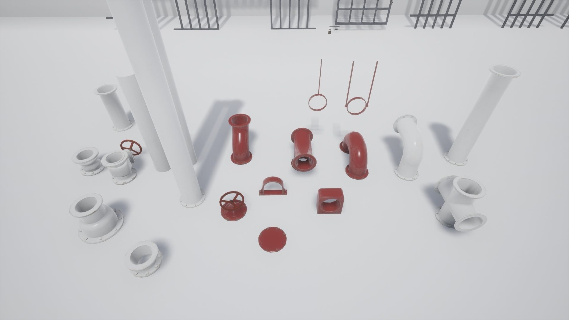 Building and Industrial Props unreal asset Low-poly 3D model_23