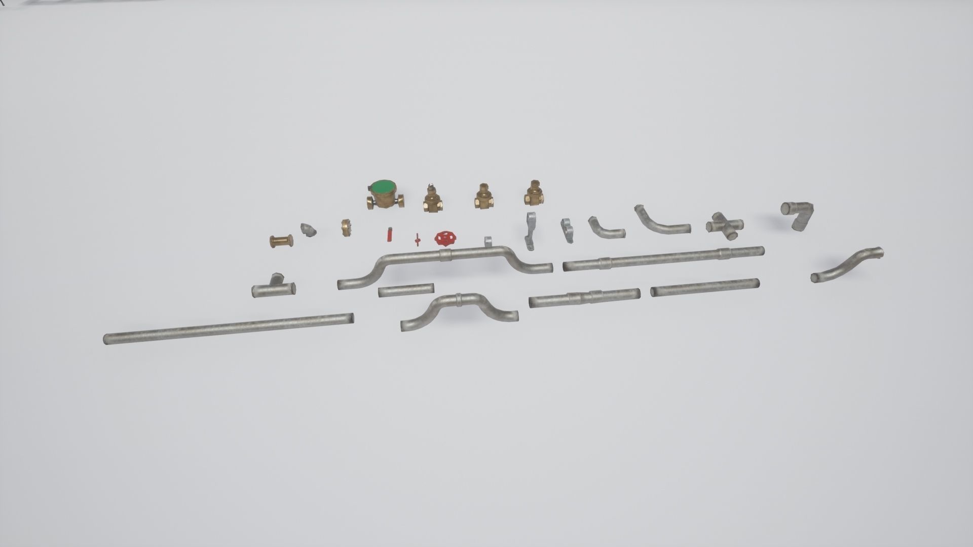 Building and Industrial Props unreal asset Low-poly 3D model_24